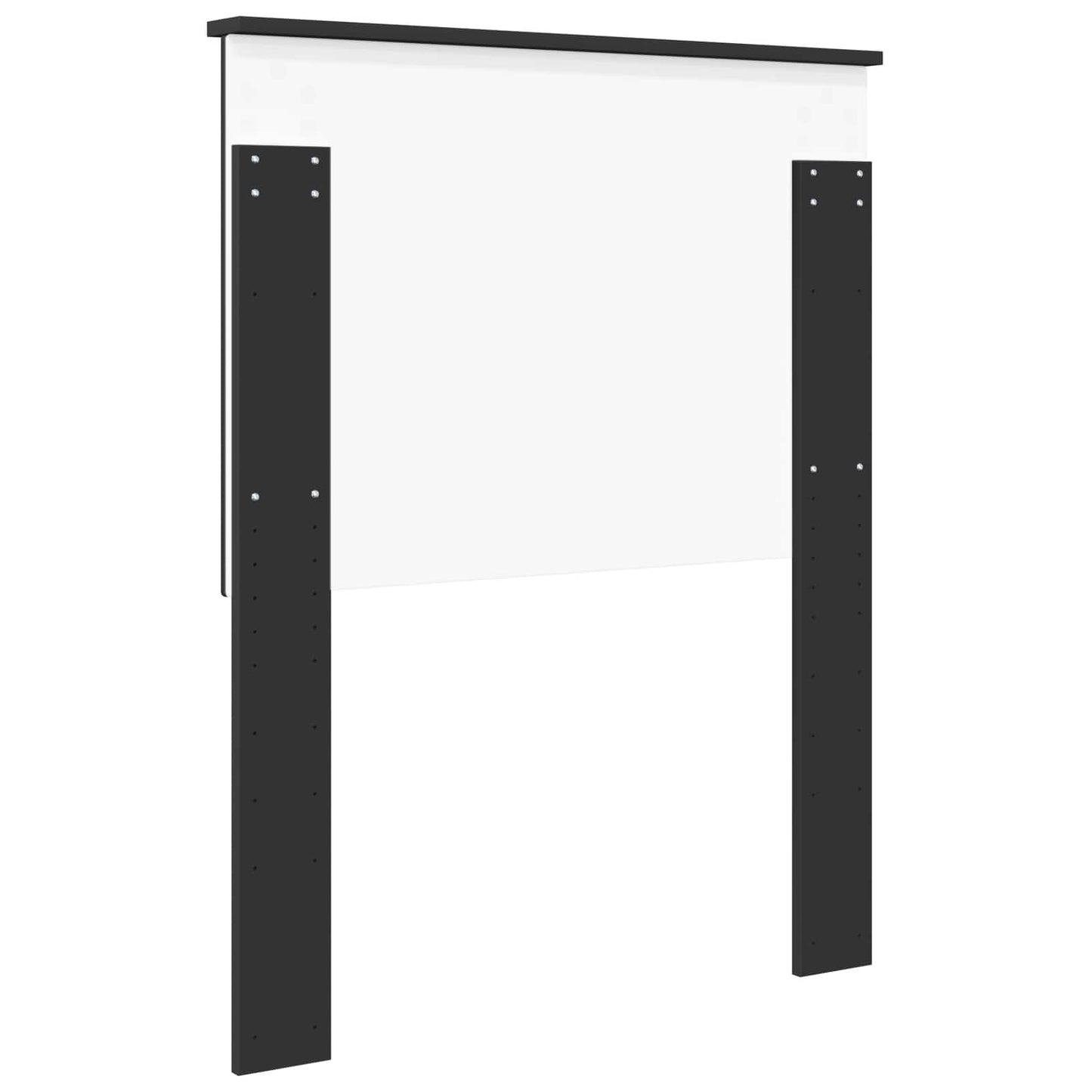 Headboard with Headboard Black Oak 75 cm Engineered wood
