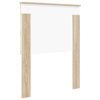 Headboard with Headboard Sonoma Oak 75 cm Engineered wood