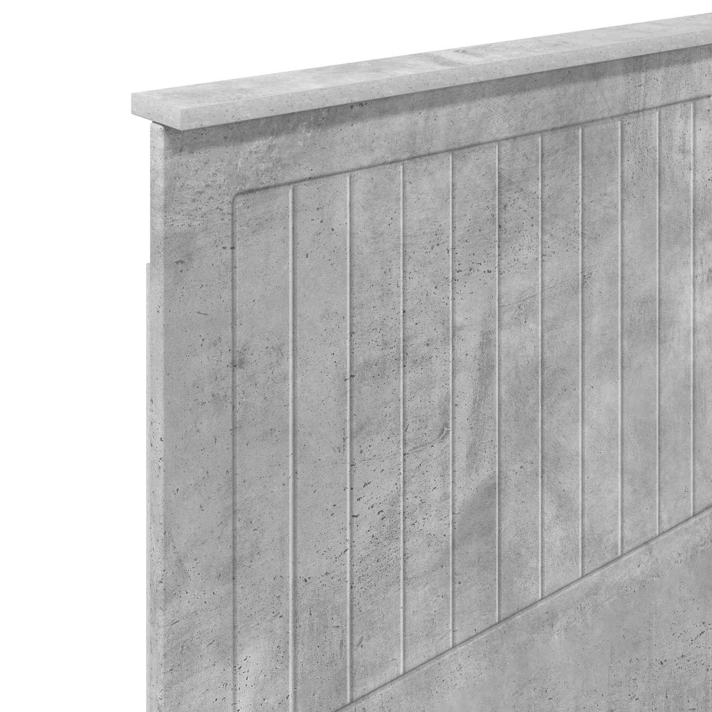 Headboard with Headboard Concrete Grey 75 cm Engineered wood