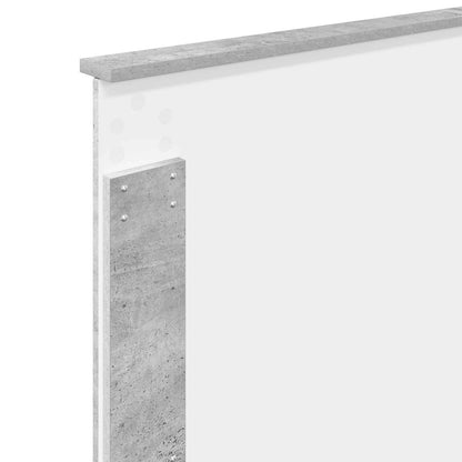 Headboard with Headboard Concrete Grey 75 cm Engineered wood