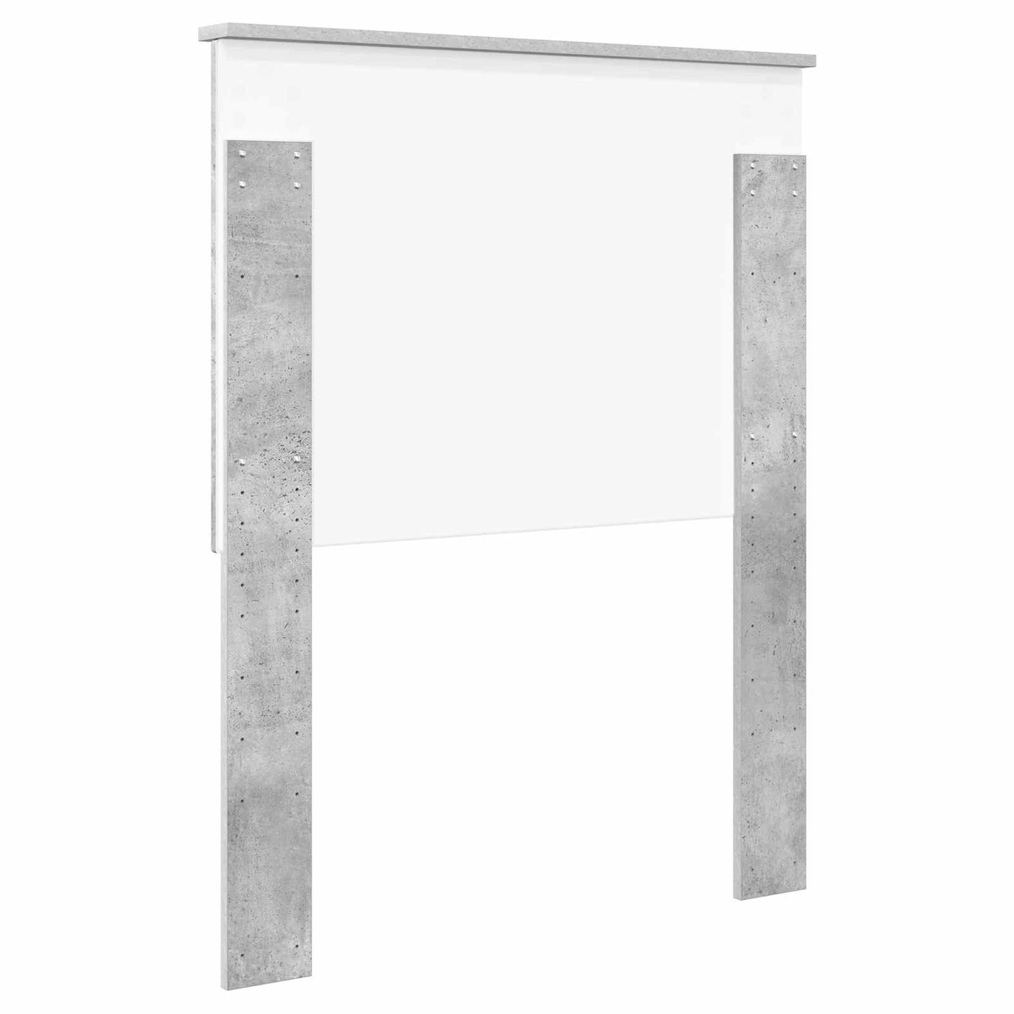 Headboard with Headboard Concrete Grey 75 cm Engineered wood
