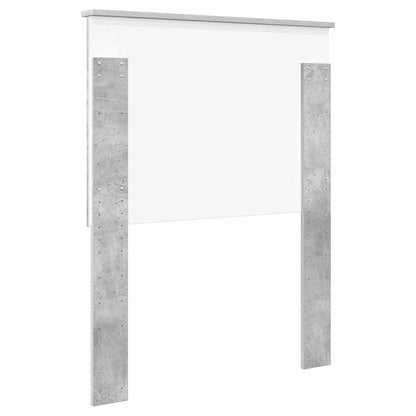 Headboard with Headboard Concrete Grey 75 cm Engineered wood