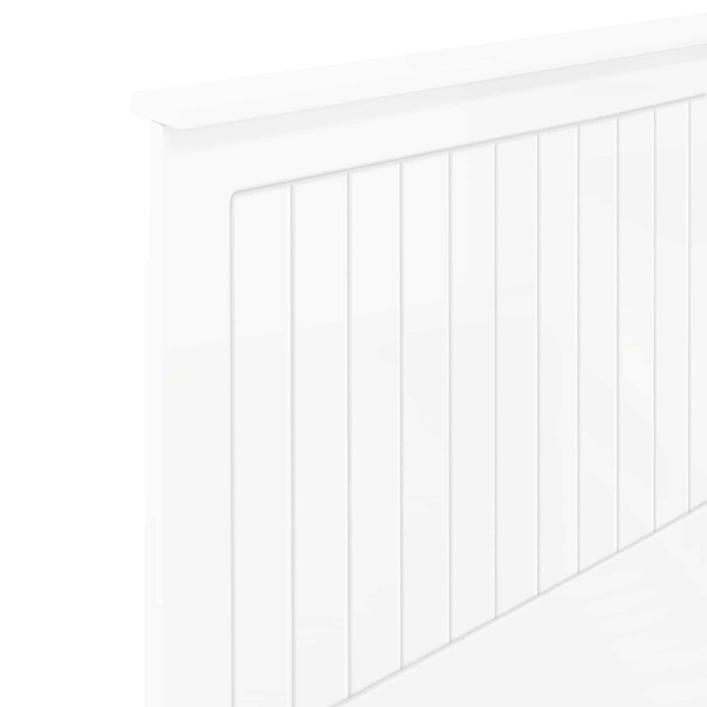 Headboard with Headboard Gloss White 75 cm Engineered wood