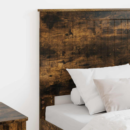 Headboard with Headboard Smoked Oak 75 cm Engineered wood