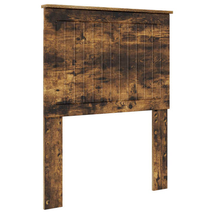 Headboard with Headboard Smoked Oak 75 cm Engineered wood