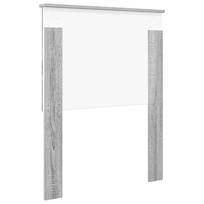 Headboard with Headboard Grey Sonoma 75 cm Engineered wood