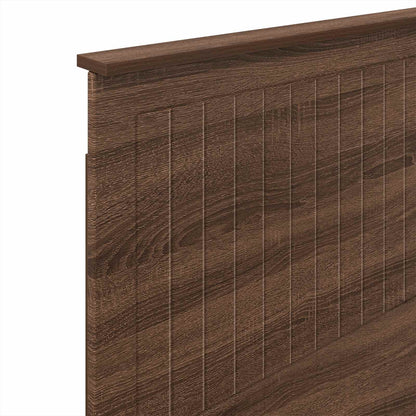Headboard with Headboard Brown Oak 75 cm Engineered wood