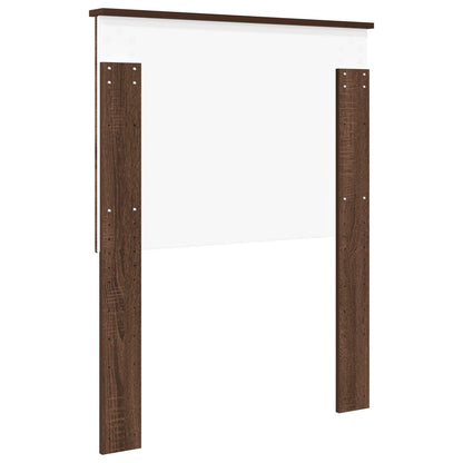 Headboard with Headboard Brown Oak 75 cm Engineered wood
