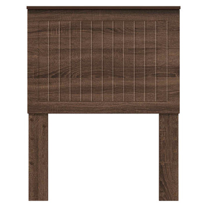 Headboard with Headboard Brown Oak 75 cm Engineered wood