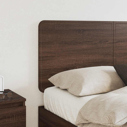 Headboard Brown Oak 100 cm Engineered wood