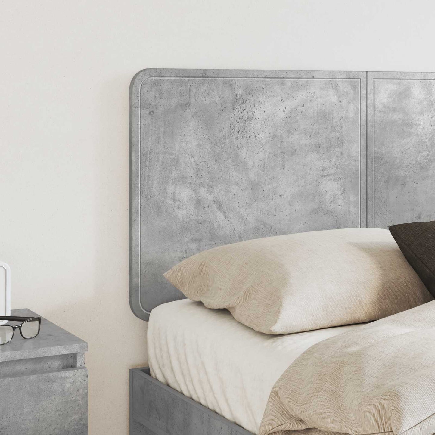Headboard Concrete Grey Engineered wood
