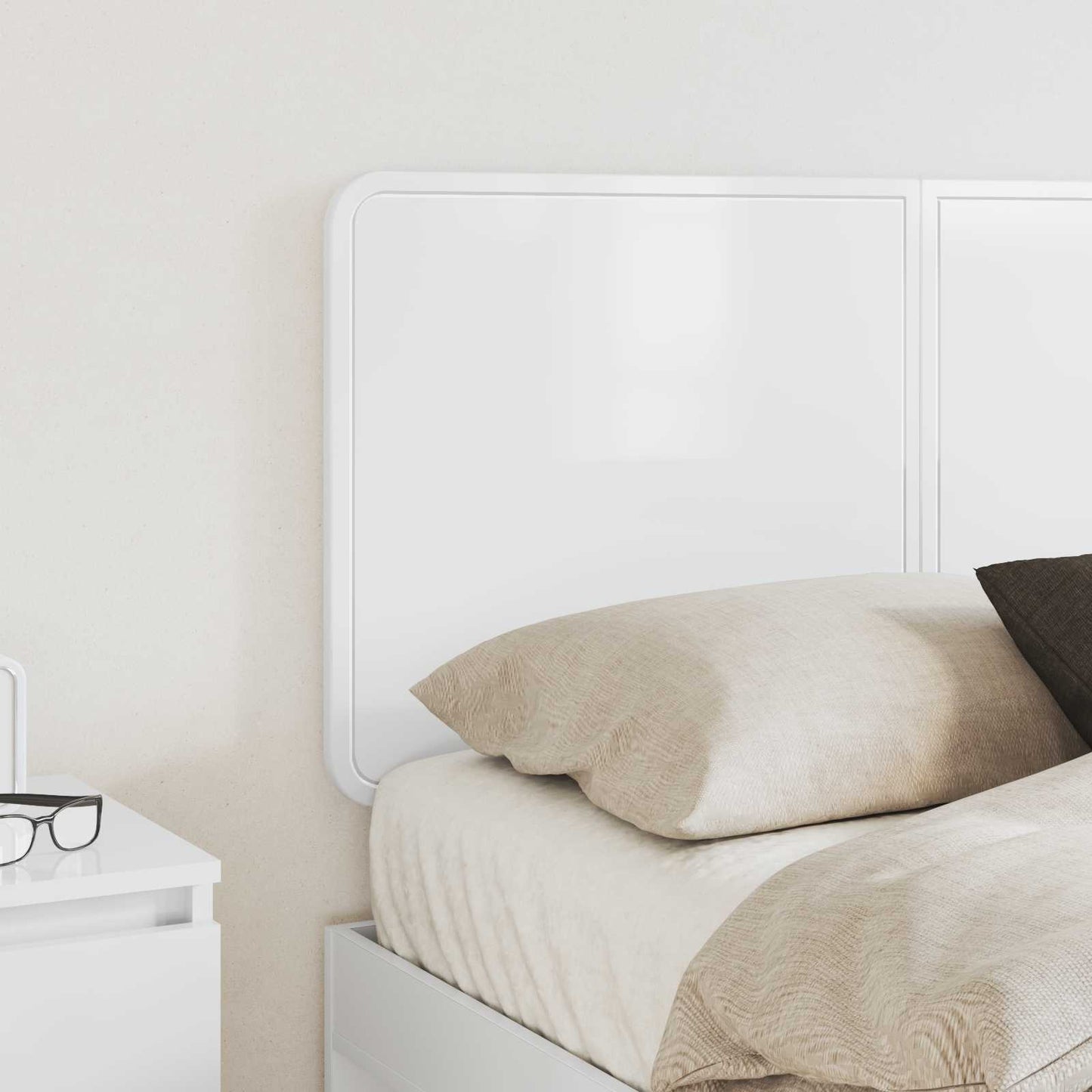 Headboard Gloss White Engineered wood