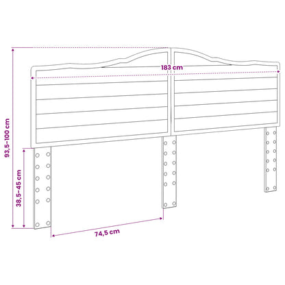 Headboard Sonoma Oak Engineered wood