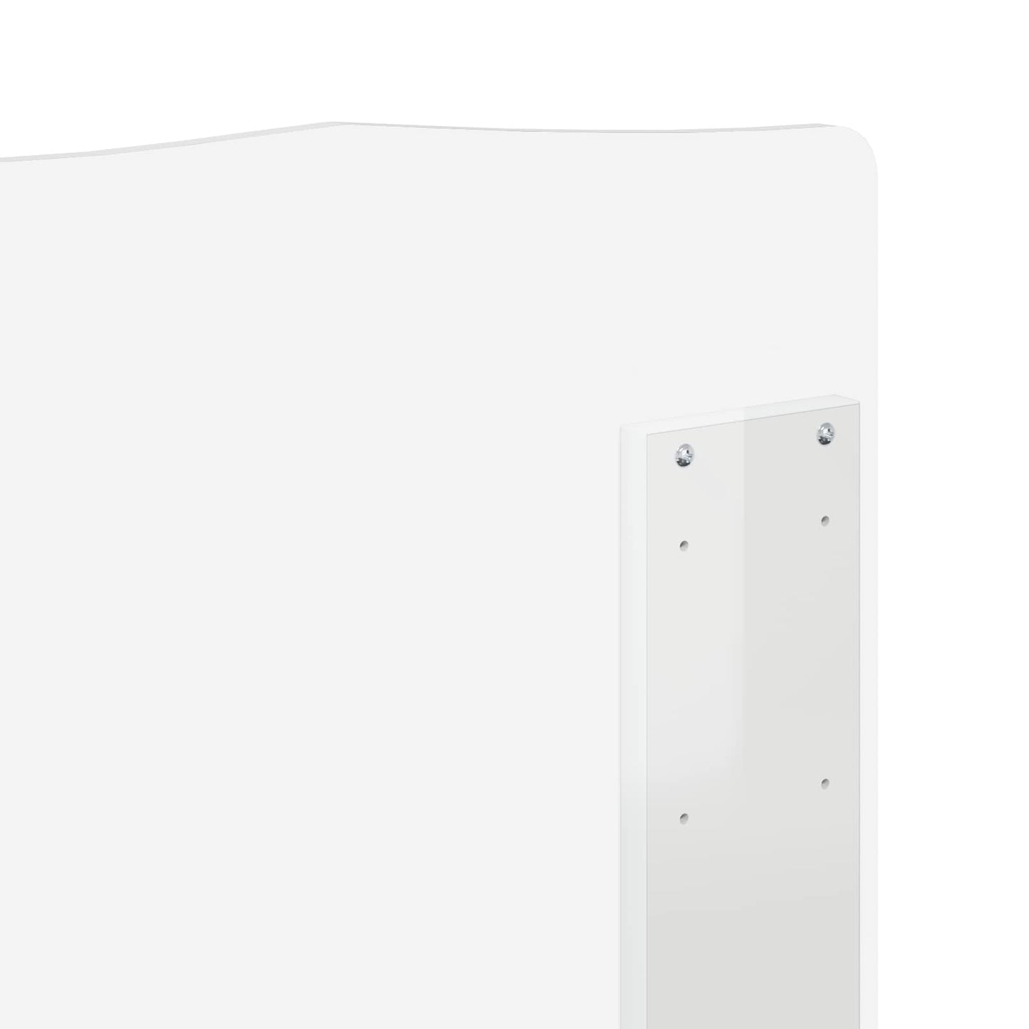 Headboard Gloss White Engineered wood