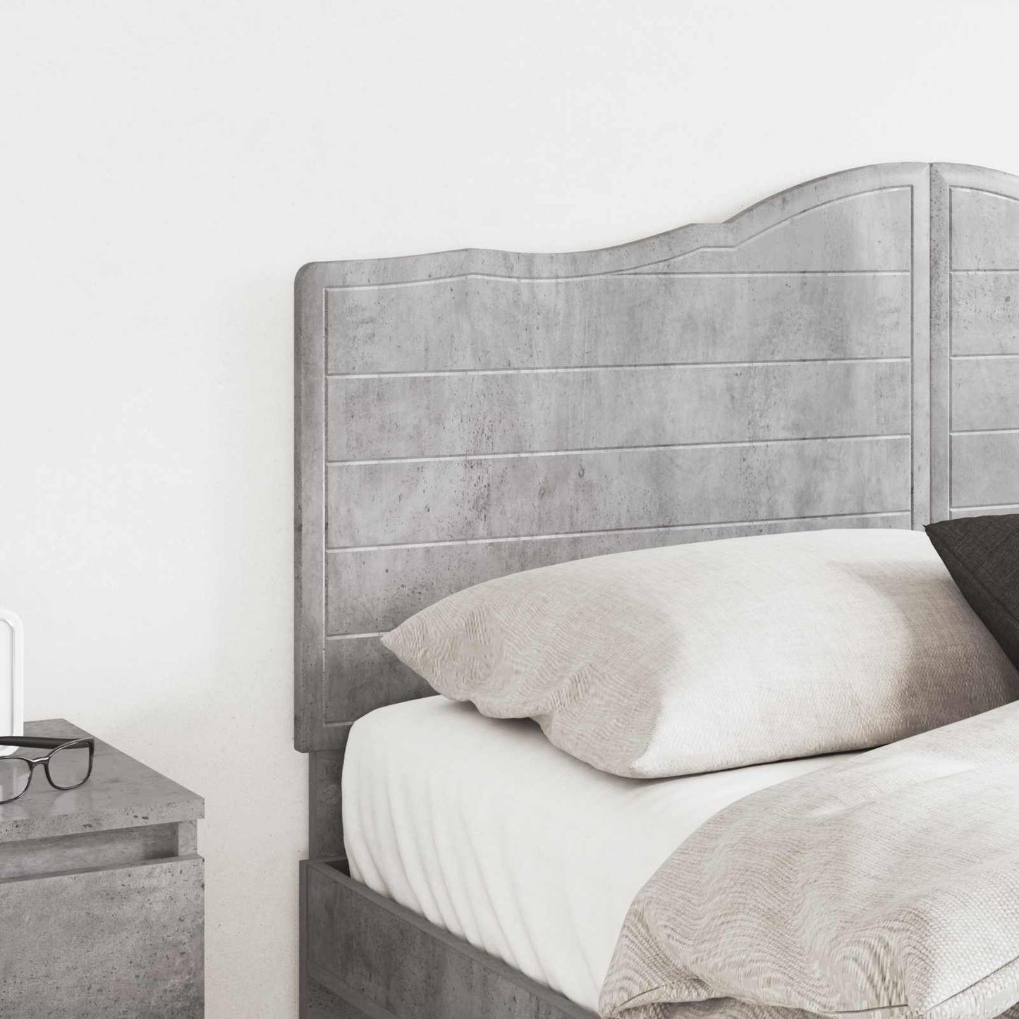 Headboard Concrete Grey Engineered wood