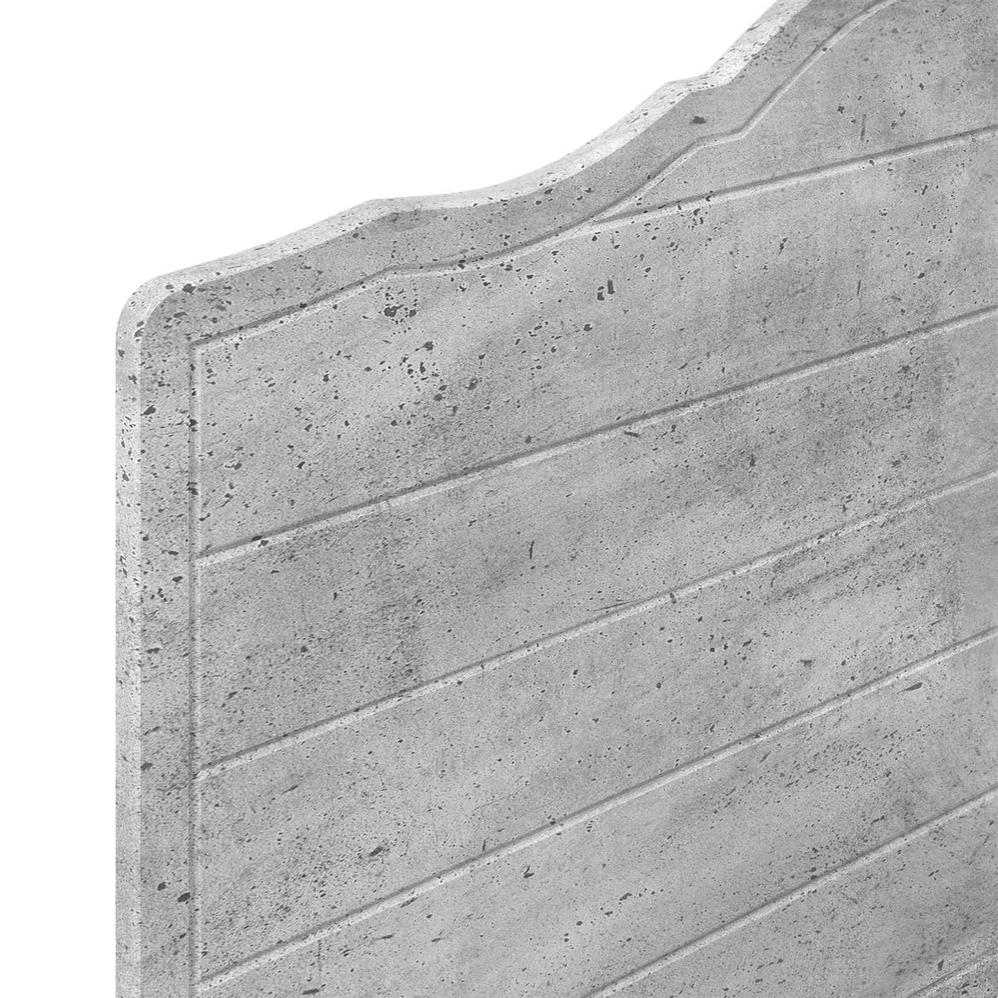 Headboard Concrete Grey Engineered wood