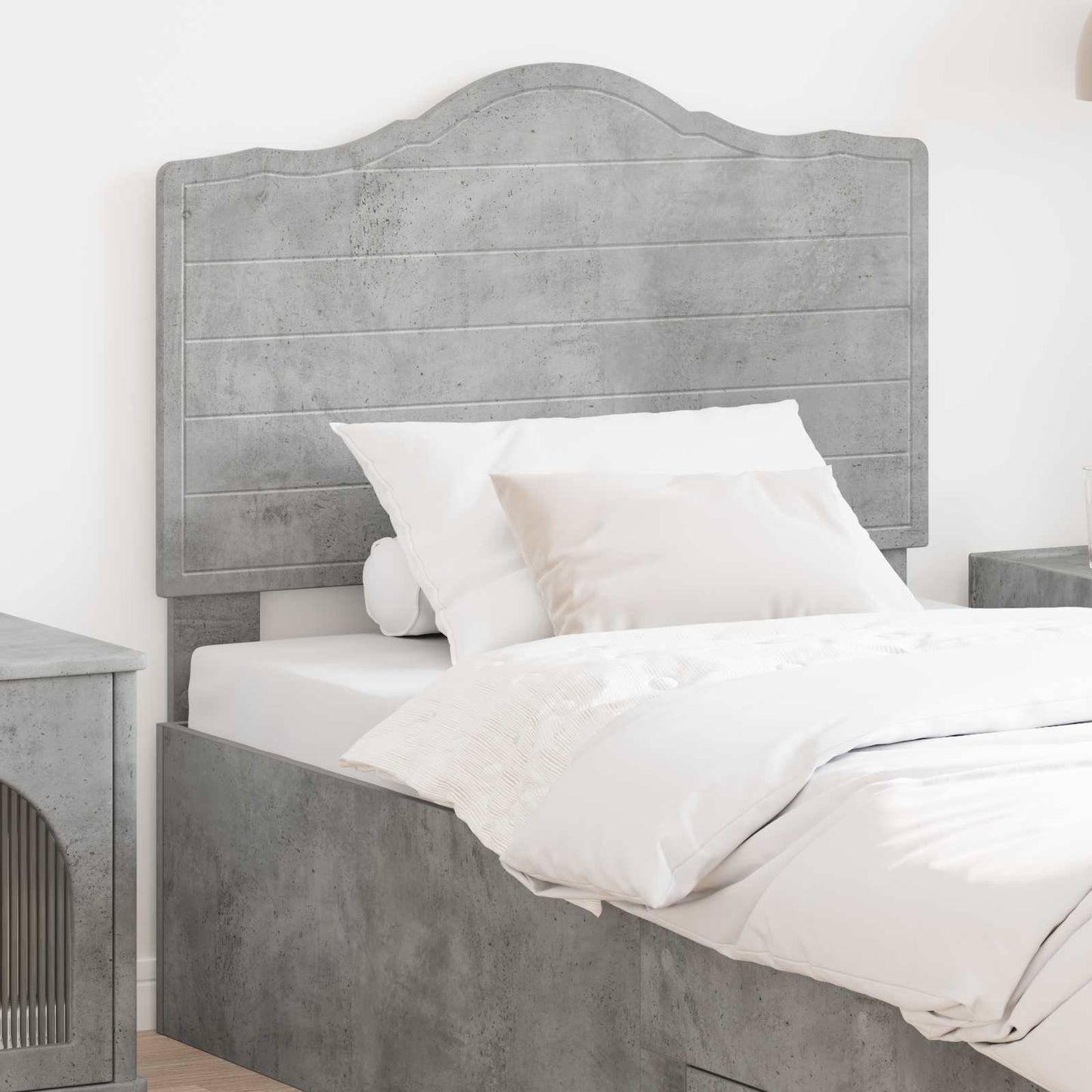 Headboard Concrete Grey Engineered wood