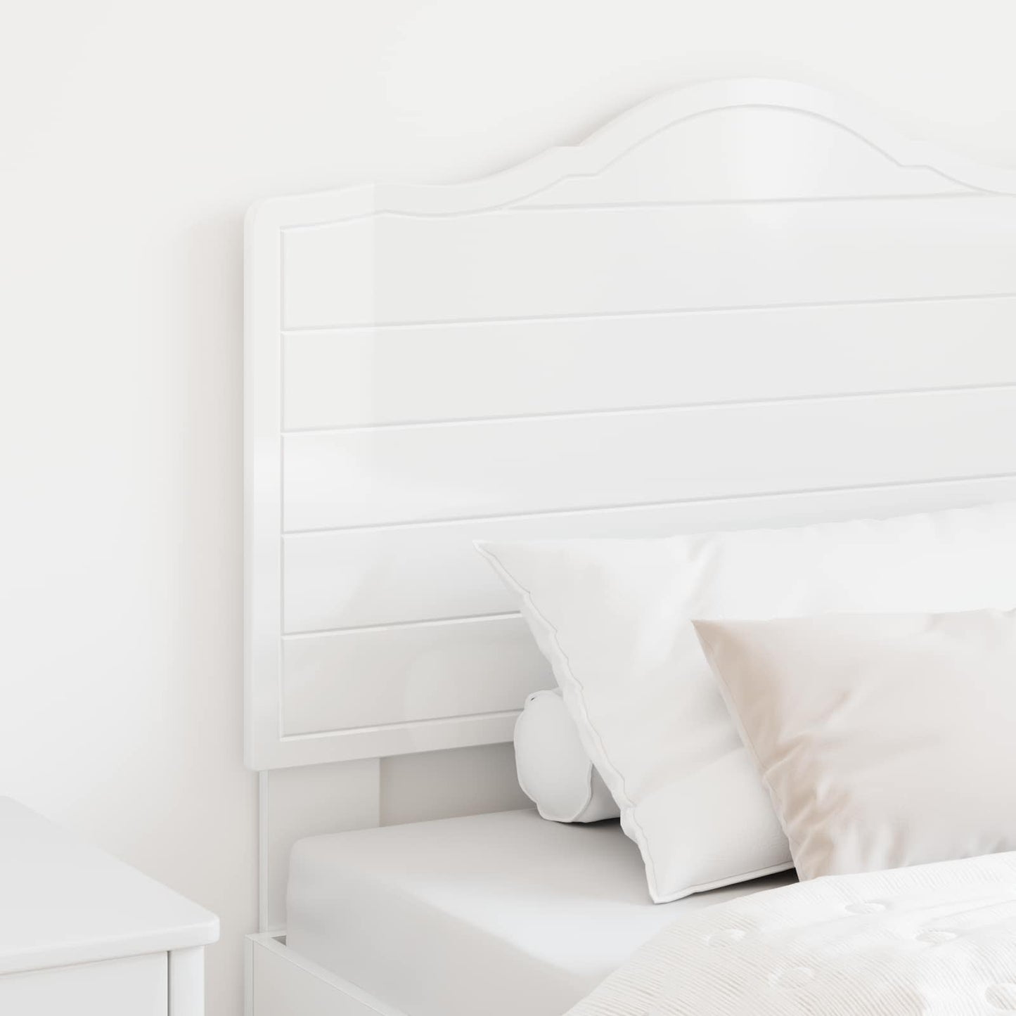 Headboard Gloss White Engineered wood