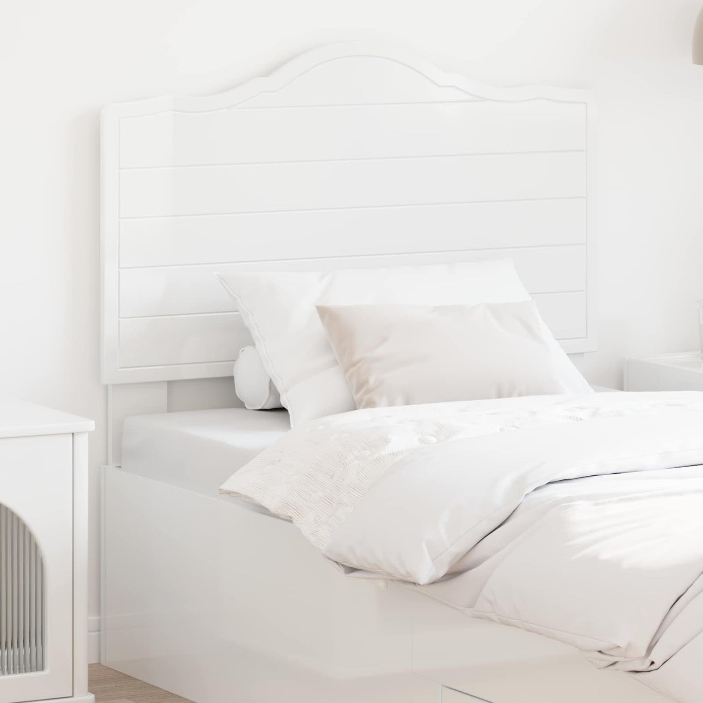 Headboard Gloss White Engineered wood