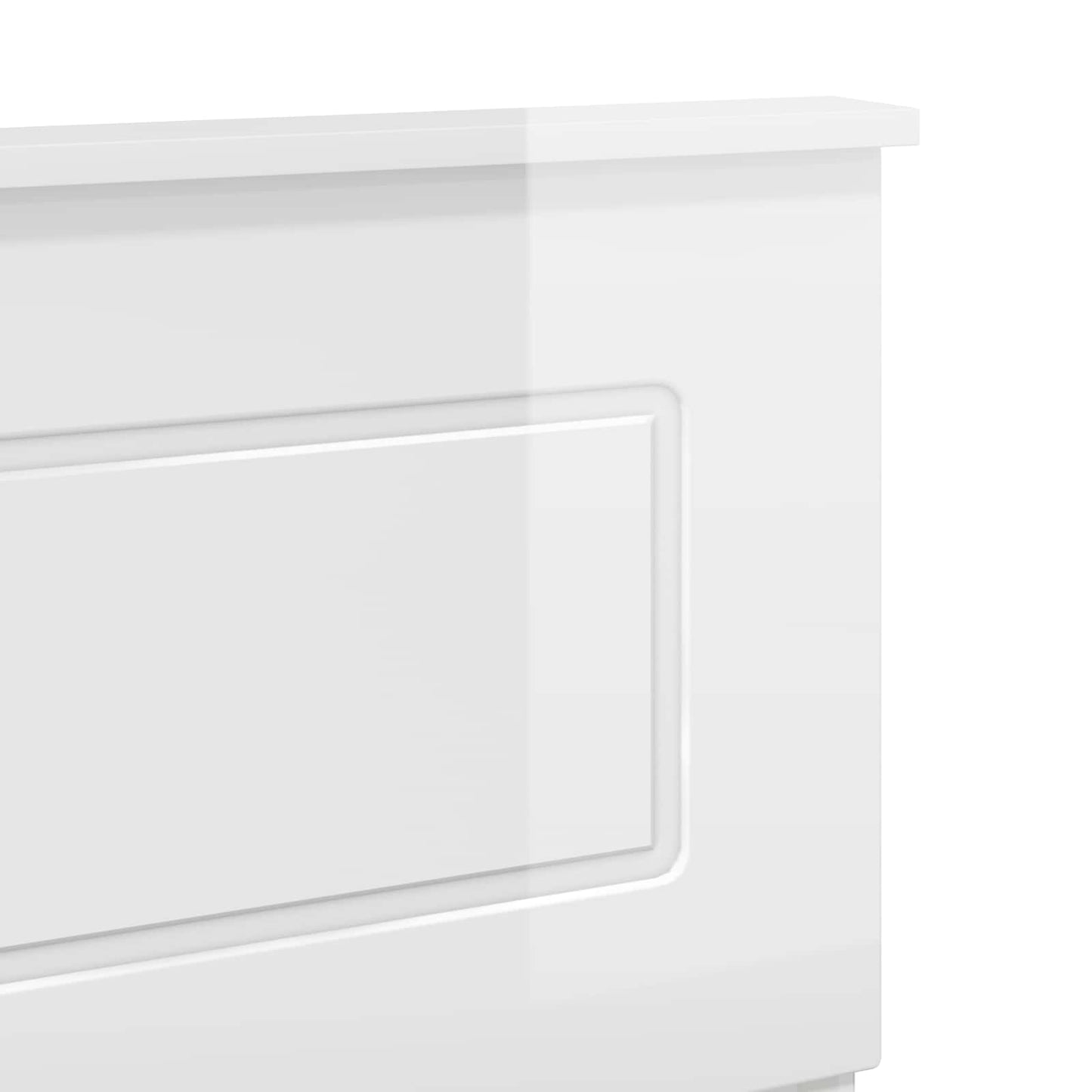 Headboard Gloss White Engineered wood