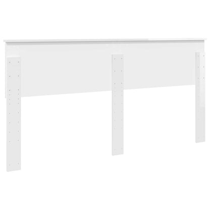 Headboard Gloss White Engineered wood