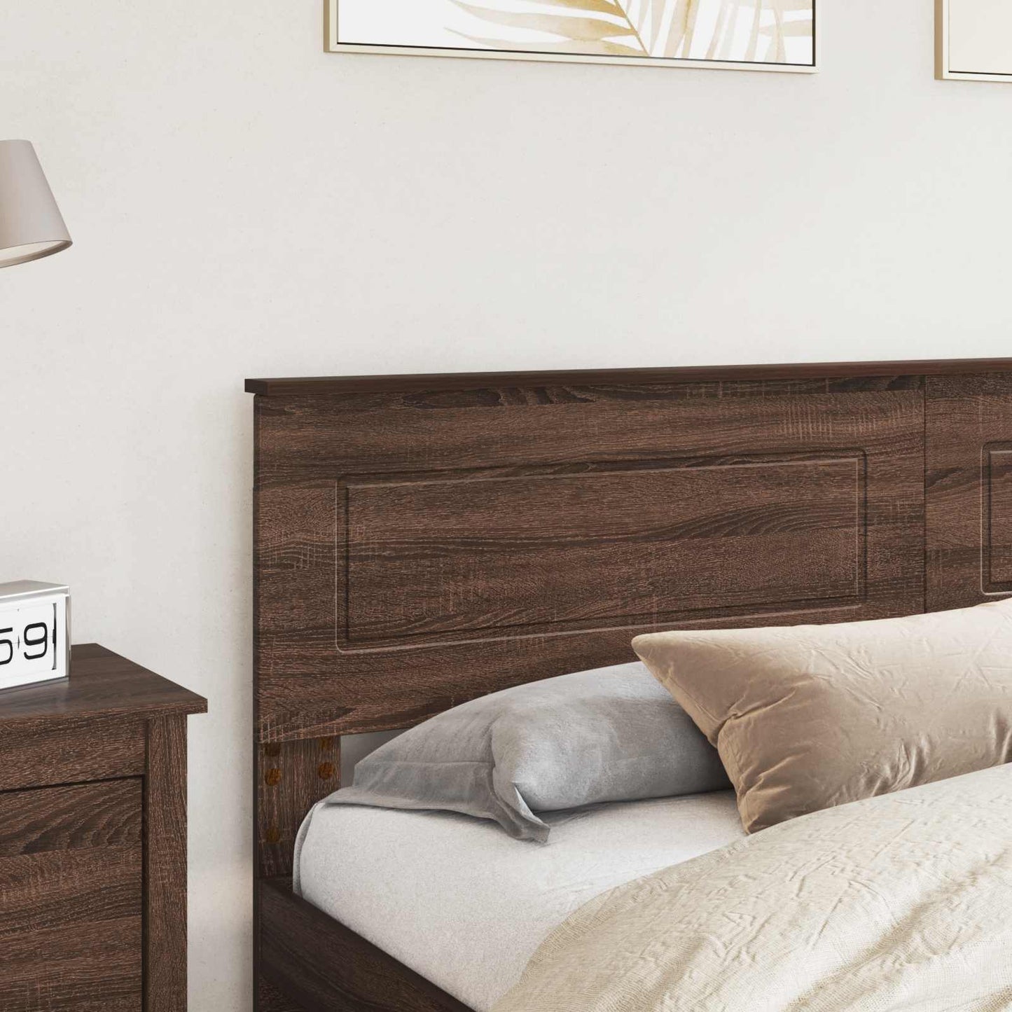 Headboard Brown Oak Engineered wood