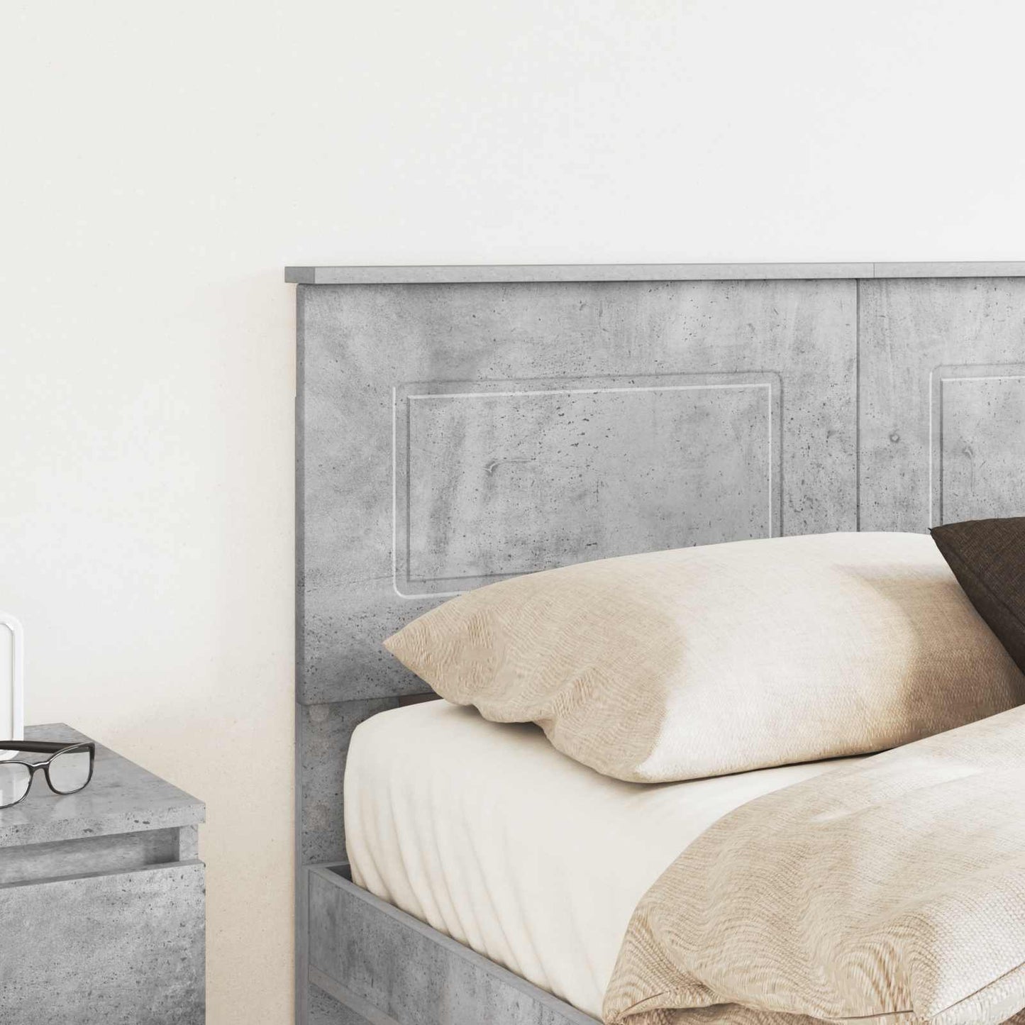 Headboard Concrete Grey Engineered wood
