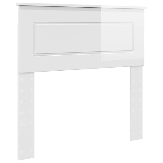 Headboard Gloss White Engineered wood