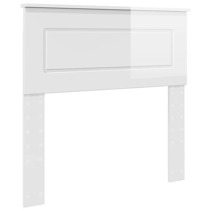 Headboard Gloss White Engineered wood