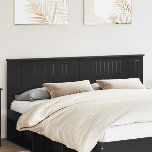 Headboard Black Oak Engineered wood