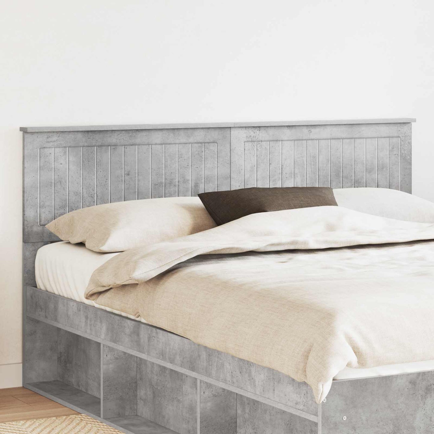 Headboard Concrete Grey Engineered wood