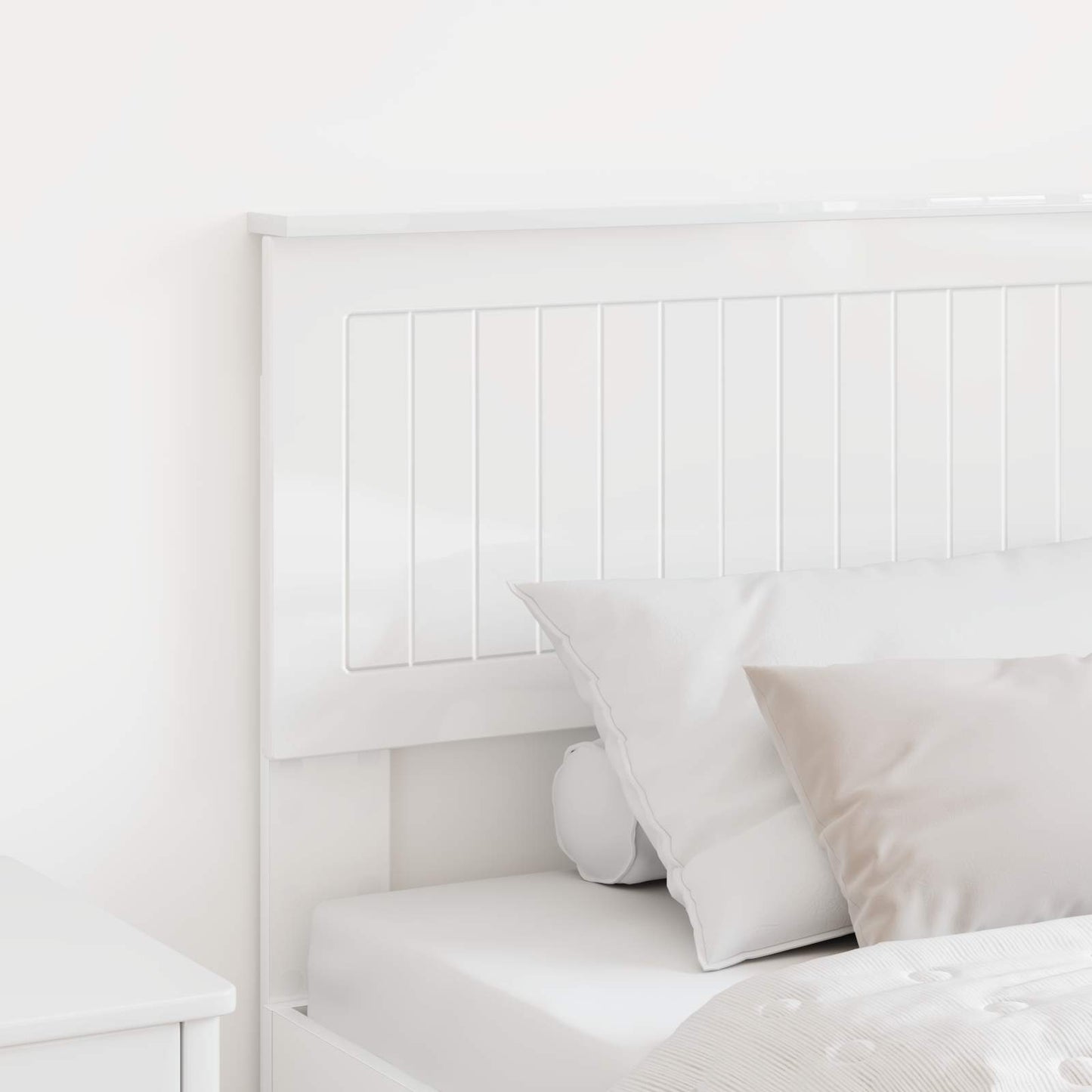 Headboard Gloss White Engineered wood