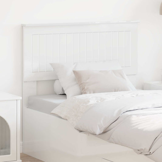 Headboard Gloss White Engineered wood