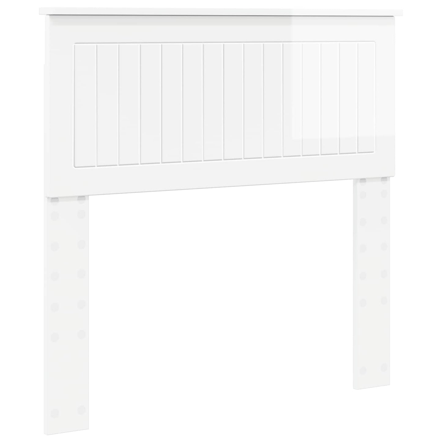 Headboard Gloss White Engineered wood
