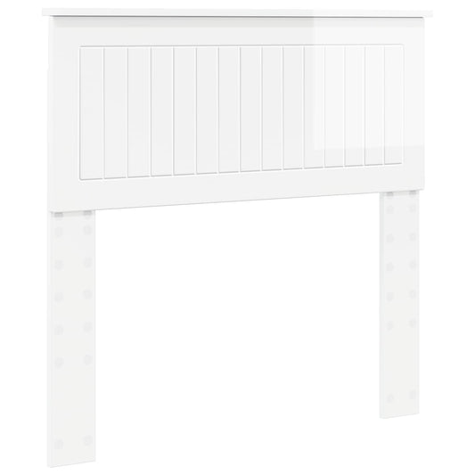 Headboard Gloss White Engineered wood