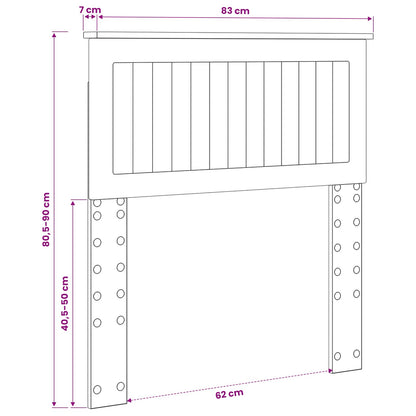 Headboard Sonoma Oak Engineered wood