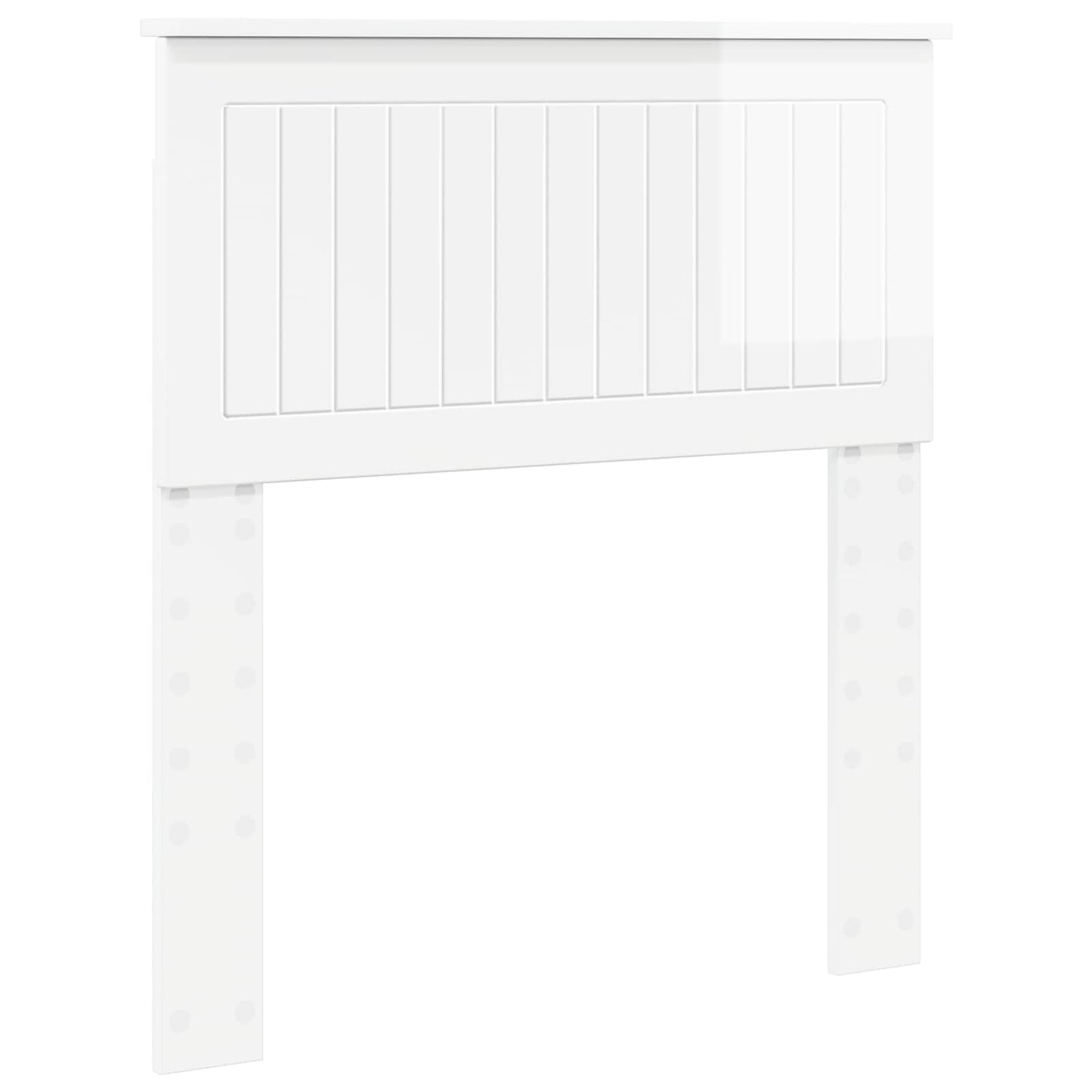 Headboard Gloss White Engineered wood
