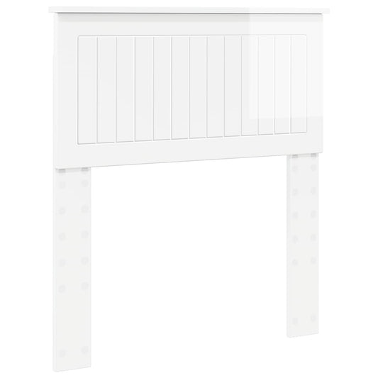 Headboard Gloss White Engineered wood