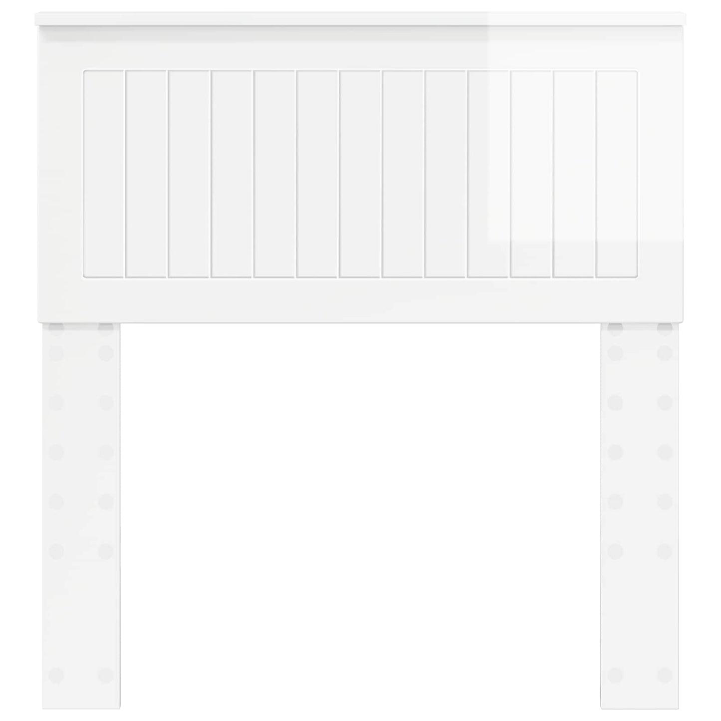 Headboard Gloss White Engineered wood