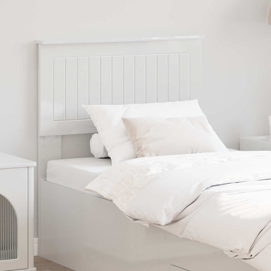 Headboard Gloss White Engineered wood
