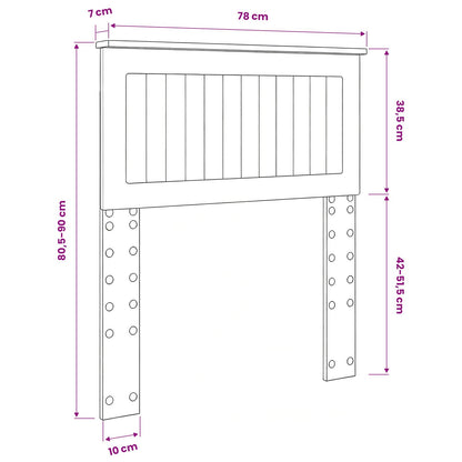 Headboard Old Wood Engineered wood