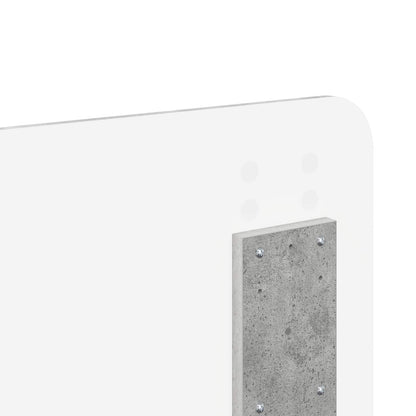 Headboard Concrete Grey Engineered wood