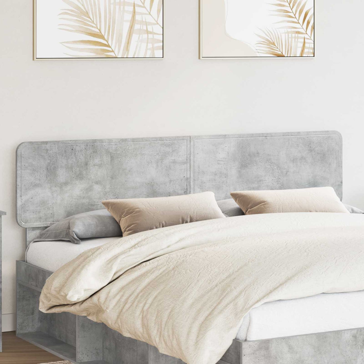 Headboard Concrete Grey Engineered wood