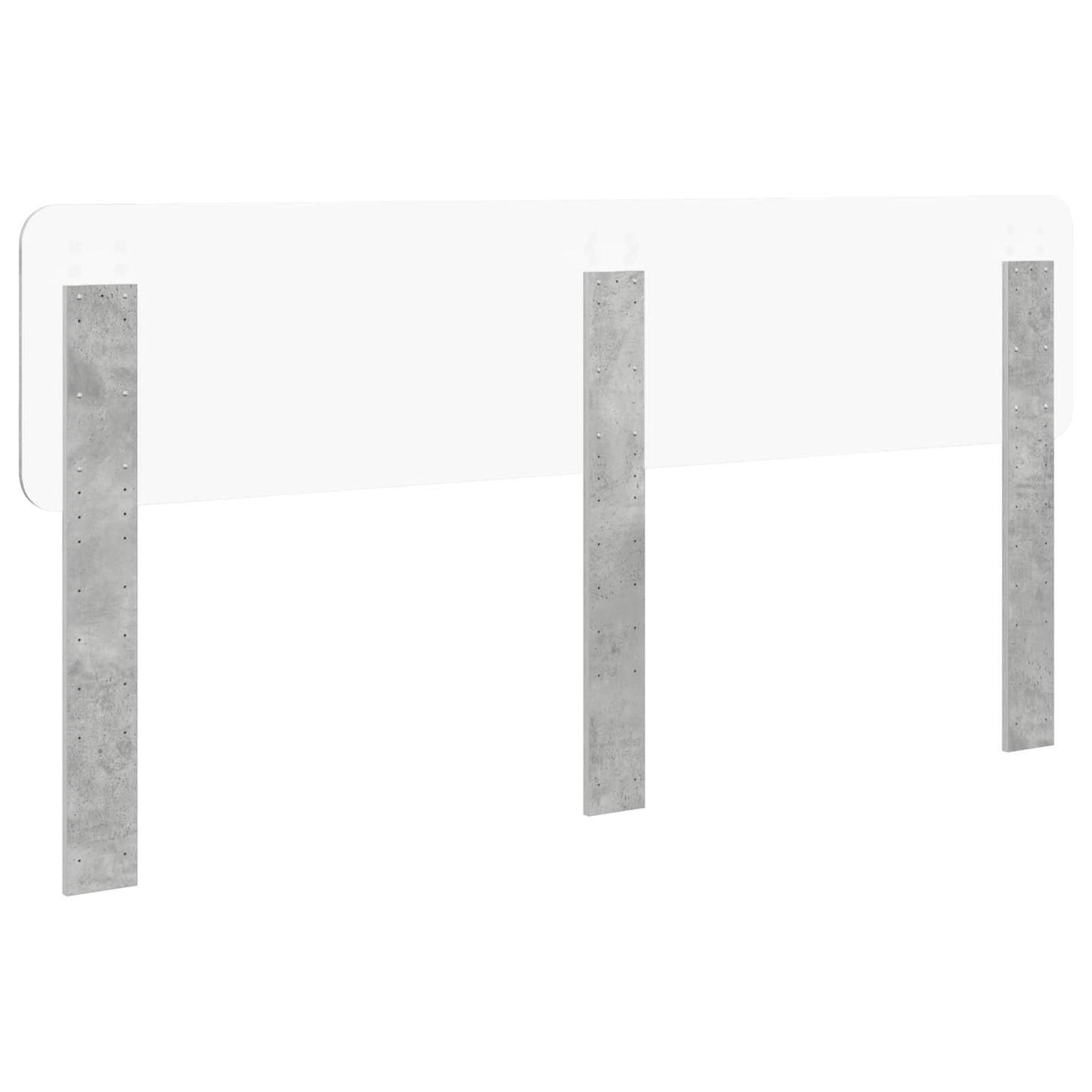 Headboard Concrete Grey Engineered wood