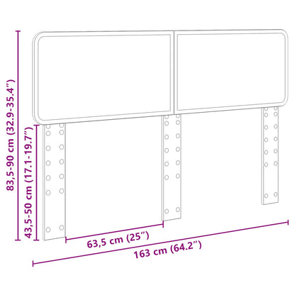 Headboard White Engineered wood