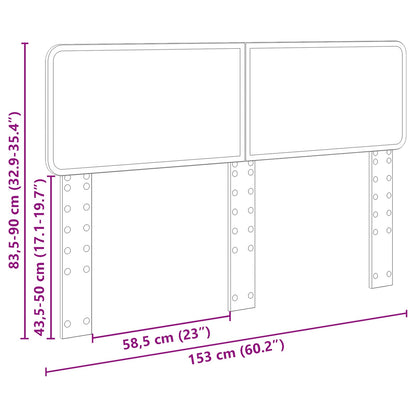 Headboard White Engineered wood