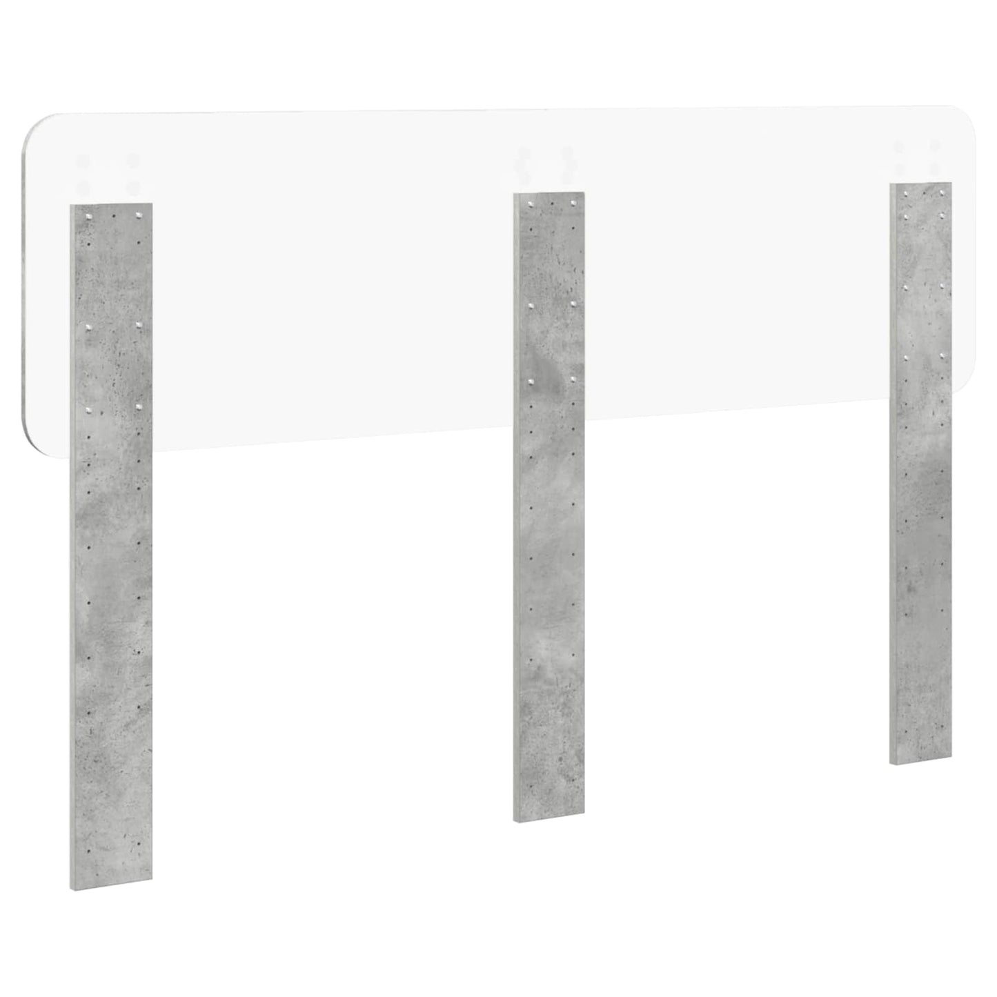 Headboard Concrete Grey Engineered wood