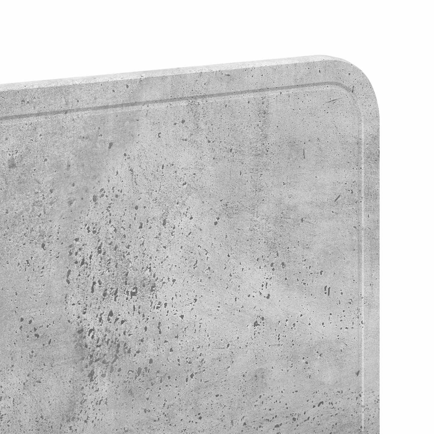 Headboard Concrete Grey Engineered wood