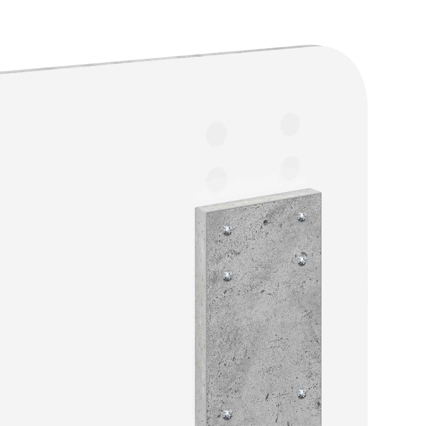 Headboard Concrete Grey Engineered wood