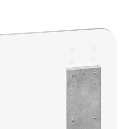 Headboard Concrete Grey Engineered wood